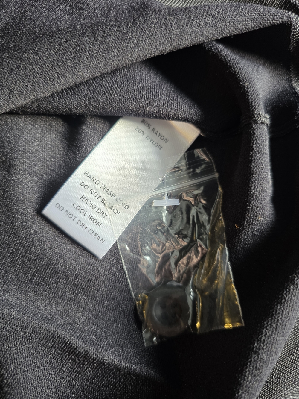 FOXBLOOD Rory Black Longline Trench Coat Medium NWT Gothic Minimalist - Picture 7 of 7